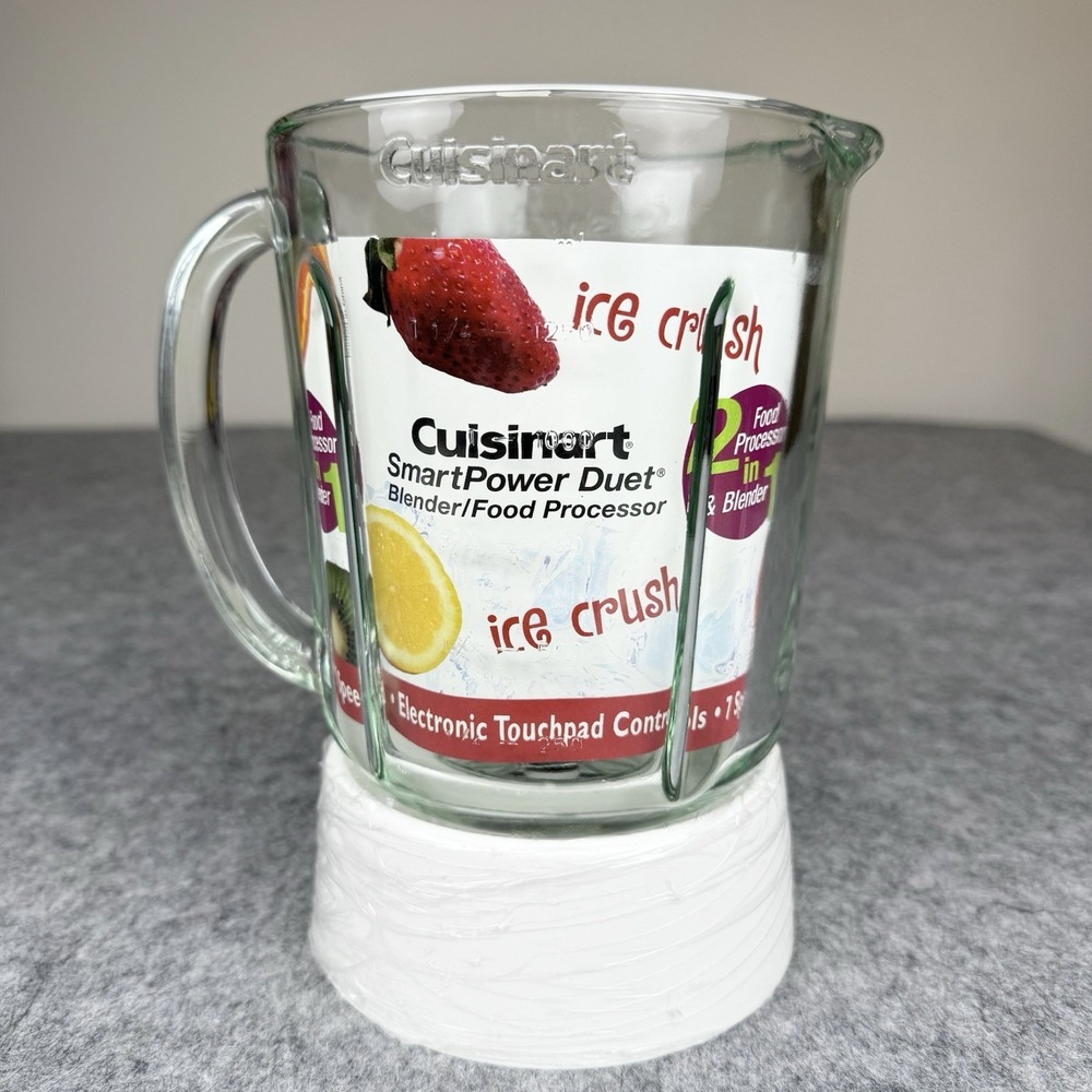 Cuisinart NEW SmartPower Duet FPB5PC Glass Blender Replacement Pitcher 5cup/40oz
